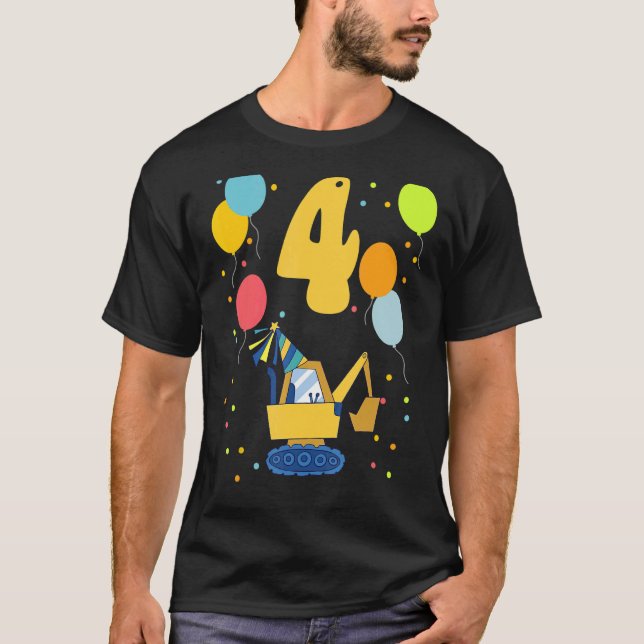 Camiseta Quarto Aniversário das Crianças (Frente)