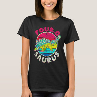 Camiseta Quarto Aniversário Quatro Surus I Ankylosaurus I F