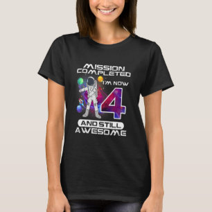 Camiseta Quarto Astronauta de Astronauta com 4 Anos