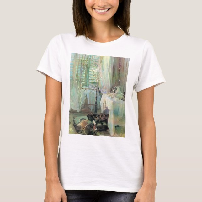 Camiseta Quarto de Hotel por John Singer Sargent (Frente)