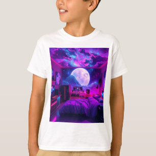 Camiseta Quarto de Jogador em Outro Planeta Crianças T-Shir