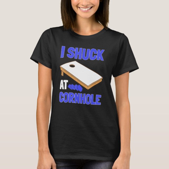 Camiseta Quarto De Julho De Cornhole Bean Bag Game Hole (Frente)