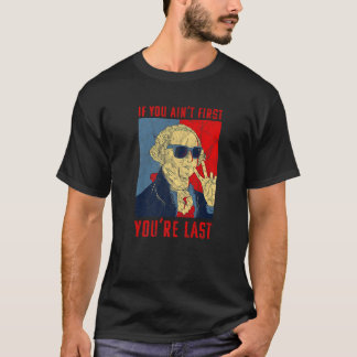 Camiseta Quarto De Julho George Washington Engraçado Não Pr