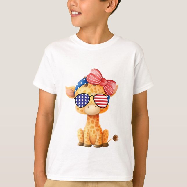 CAMISETA QUARTO DE JULHO GIRAFFE (Frente)