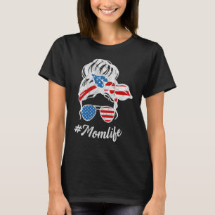 Camiseta Quarto de julho Mãe Vida Mensageira Mulher Arma