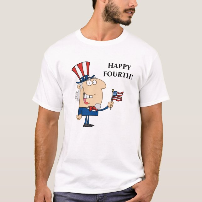 Camiseta Quarto feliz de julho (Frente)
