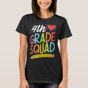Camiseta Quarto Gráfico de Professores Equipe de Estudantes
