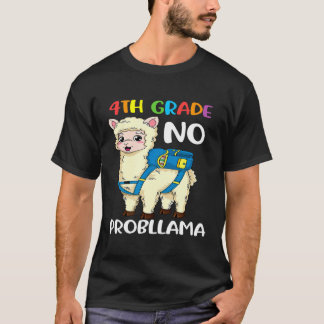 Camiseta Quarto Grau Sem Probllama Llama De Volta À Escola
