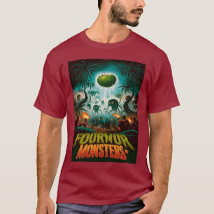 Camiseta Quarto Monstros: A Invasão Começa