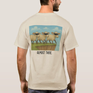 Camiseta Quase Ali Camisa, ovelhas cegas