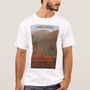 Camiseta Quase Lumber-Jacked! - Montanhas do Enfumaçado do 