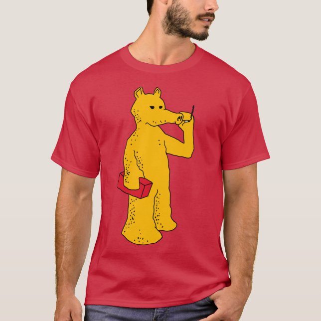 Camiseta quasimoto fumando vintage (Frente)