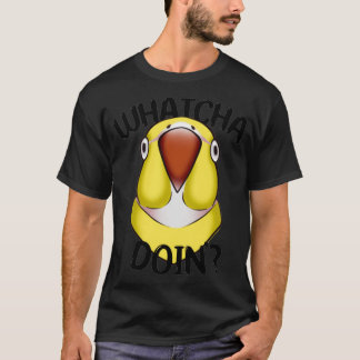 Camiseta QUATCHA DOINx27 Ringneck Papagaio Amarelo