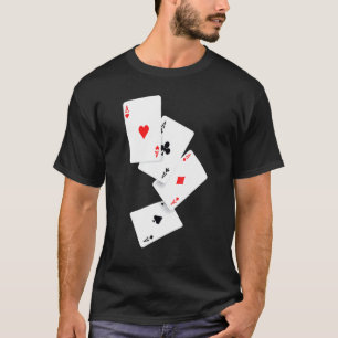 Camiseta Quatro Atos Poker Pro Lucky Player Vencedor Costum