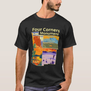 Camiseta Quatro Cantos Meses Com Parques Nacionais American