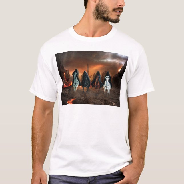 Camiseta Quatro cavaleiro do apocalipse (Frente)