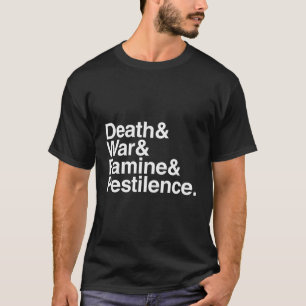 Camiseta Quatro Cavaleiros Da Guerra da Morte do Apocalipse