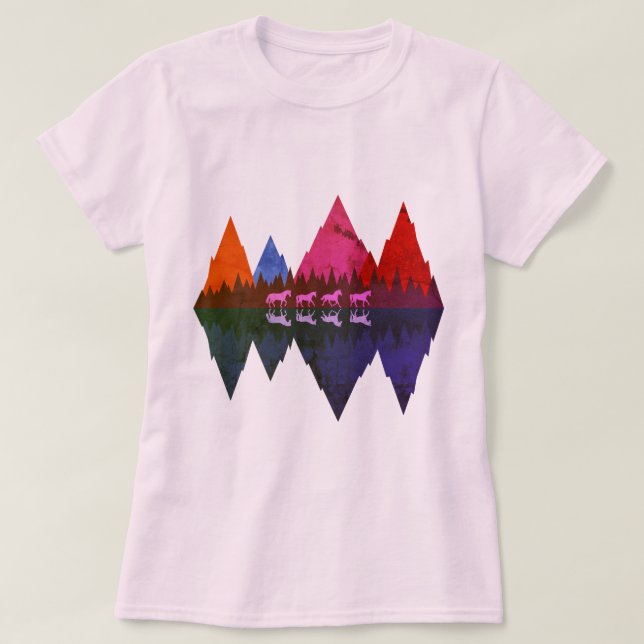 Camiseta Quatro Cavalos (Frente do Design)