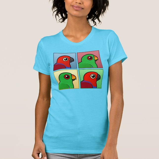 Camiseta Quatro cor Eclectus (Frente)