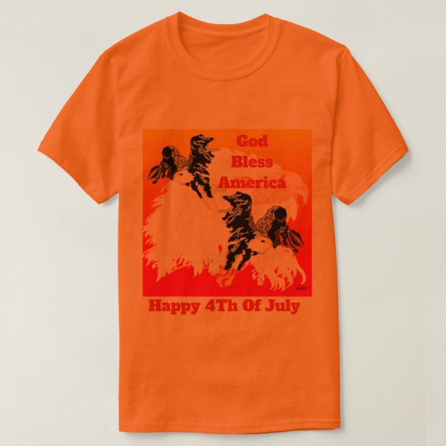 Camiseta : Quatro De Julho (Frente do Design)