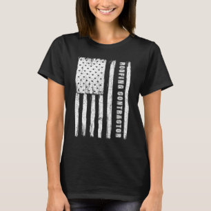 Camiseta Quatro de Julho para Homens empreiteira de telhado