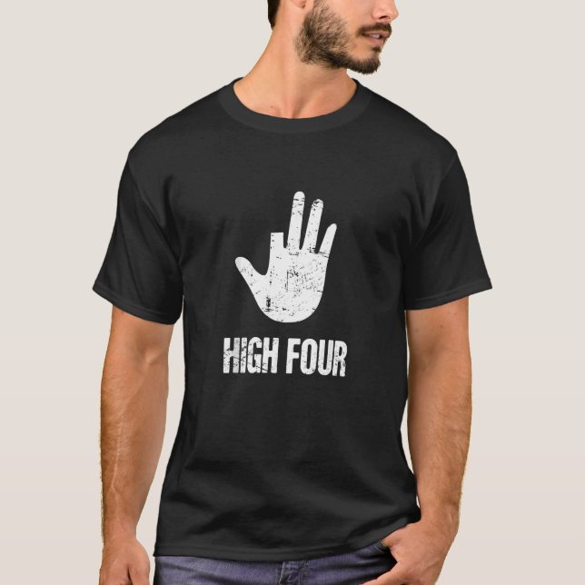 Camiseta Quatro Dedo Cortado Amputado Dedo Ausente (Frente)