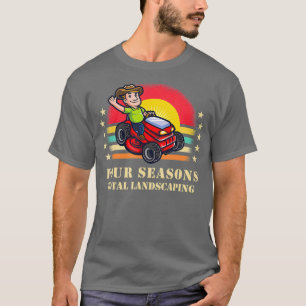 Camiseta Quatro Épocas Total Paisagismo Sunset Vintage Para