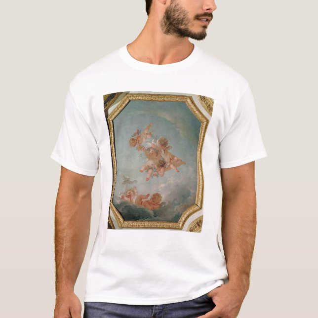 Camiseta Quatro estações no Salle du Conseil - primavera (Frente)