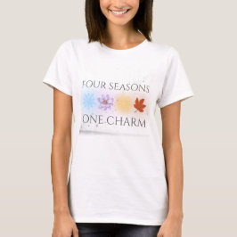 Camiseta Quatro Estações, Um Charme – Arte Feminina