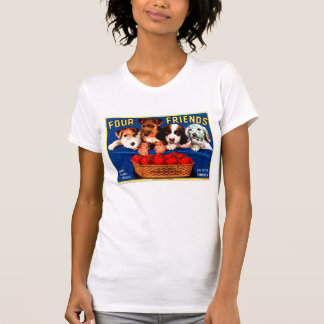 CAMISETA QUATRO FILHOTES DE CACHORRO