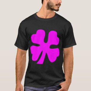 Camiseta Quatro Folhas de Folha - Magenta