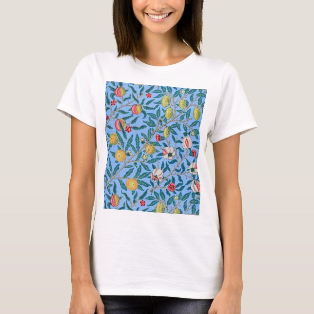 Camiseta Quatro Frutas, William Morris (Frente)