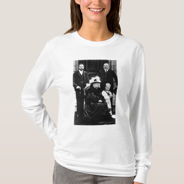 Camiseta Quatro gerações de direitos do Victorian (Frente)