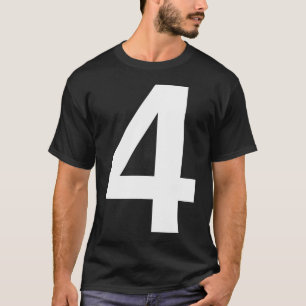 Camiseta Quatro Helvética em obscuridades