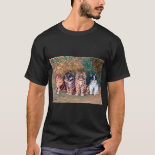 Camiseta Quatro Kittens, Louis Wain