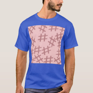 Camiseta quatro linhas que se tornam sinal universal