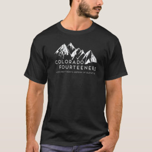 Camiseta Quatro mil e quatorze do Colorado Montanhista do E