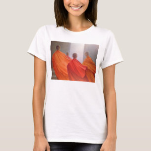 Camiseta Quatro monges em etapas do templo