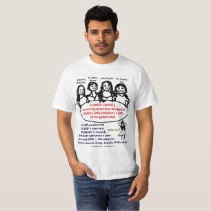 Camiseta Quatro mulheres ignoram Wolbachia por RoseWrites