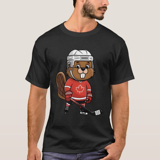 Camiseta Quatro Nações Ttle Glol Confronto Castor Canadense (Frente)
