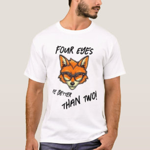 Camiseta Quatro Olhos são Fox T Shirt Melhor