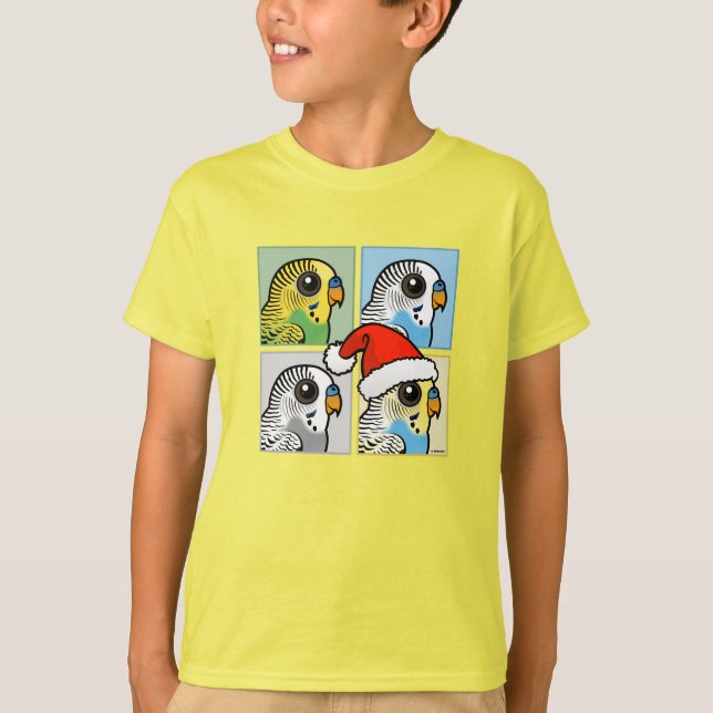 Camiseta Quatro Ordenados do Xmas de Cor (Frente)