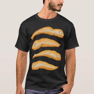 Camiseta Quatro pequenas anchovas fritas