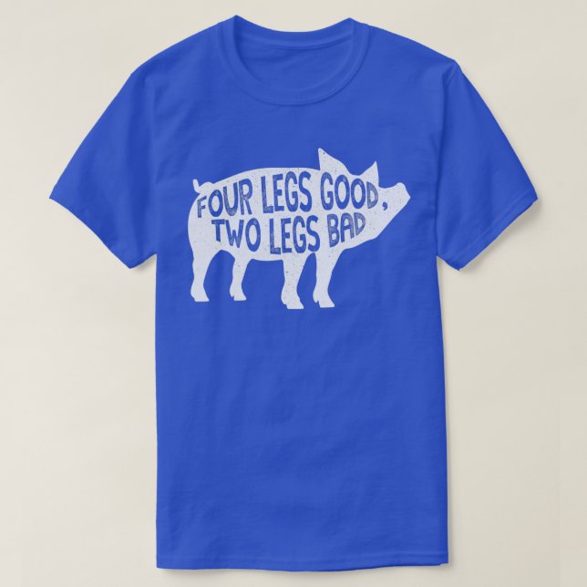 Camiseta Quatro Pernas Boas Duas Pernas Pig Book Reference  (Frente do Design)