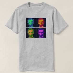Camiseta Quatro Pop Art Abraham Lincolns