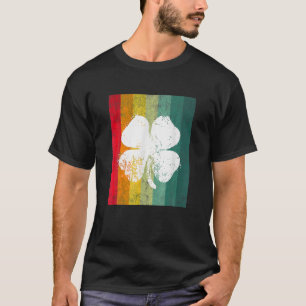 Camiseta Quatro Presentes De Folha Vintage Saint Patrick Da