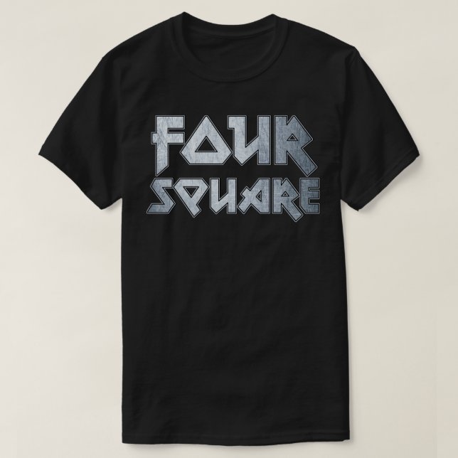 Camiseta Quatro quadrados (Frente do Design)