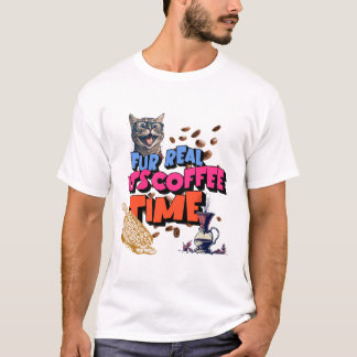 Camiseta Quatro reais, é hora do café