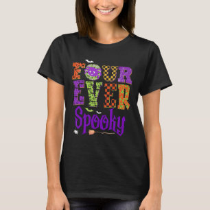 Camiseta Quatro vezes fantasma fantasma no Dia das Bruxas 4