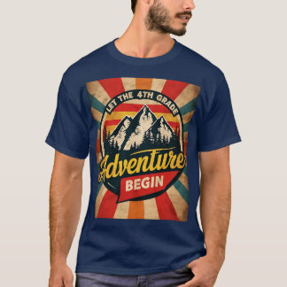 Camiseta Que a Aventura do 4º ano comece na escola T
